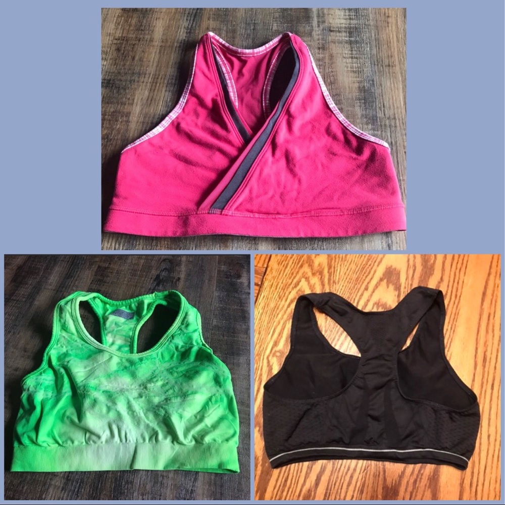 Bundle of three sports bras!! Size small